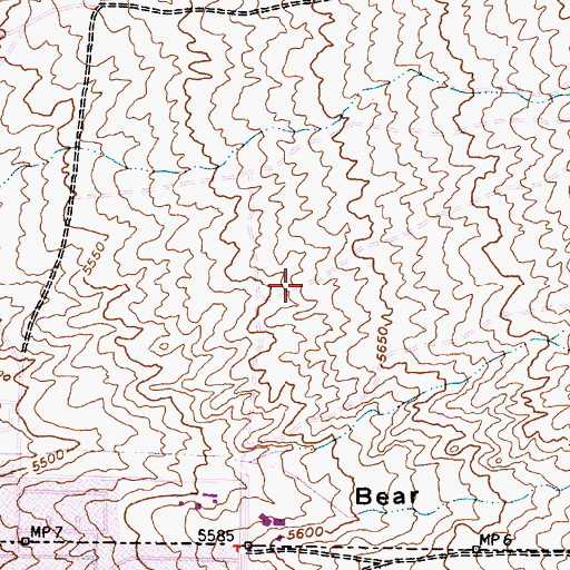 Topographic Map of New Life Presbyterian Church, NM