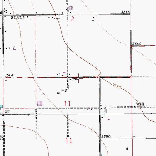 Topographic Map of 06286 Water Well, NM