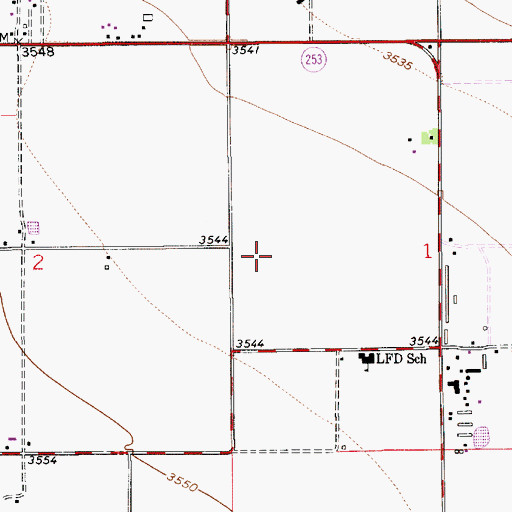Topographic Map of 13219 Water Well, NM