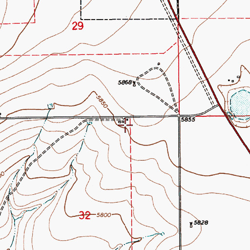 Topographic Map of Kidd, NM