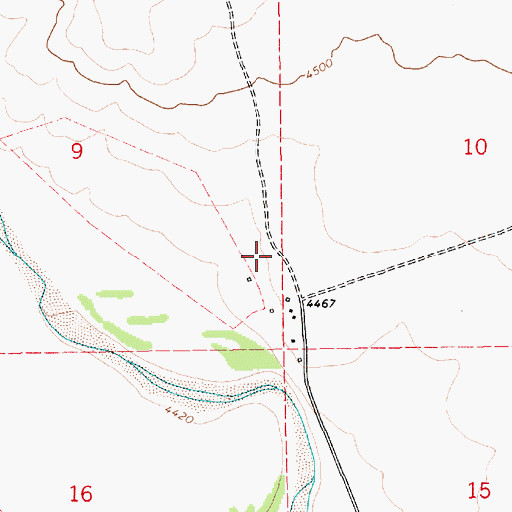 Topographic Map of Libby, NM