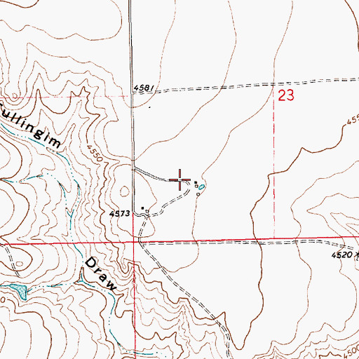 Topographic Map of Parman, NM