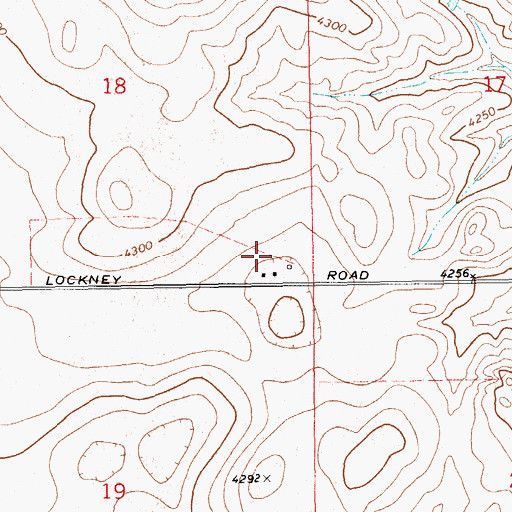 Topographic Map of Nelson, NM
