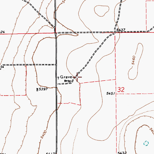 Topographic Map of Trujillo, NM