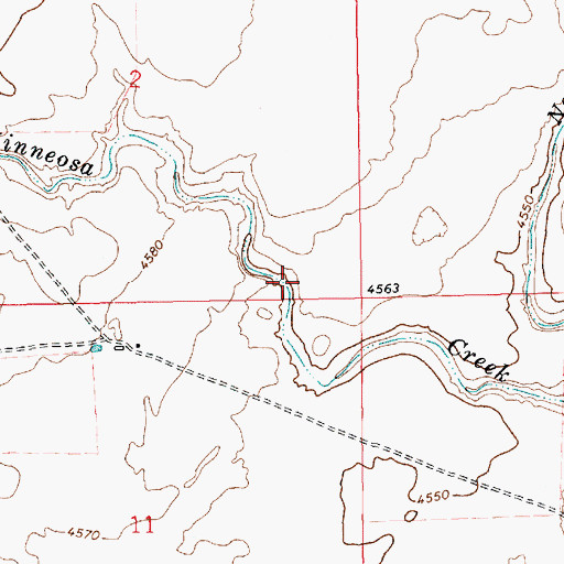Topographic Map of Cammack, NM
