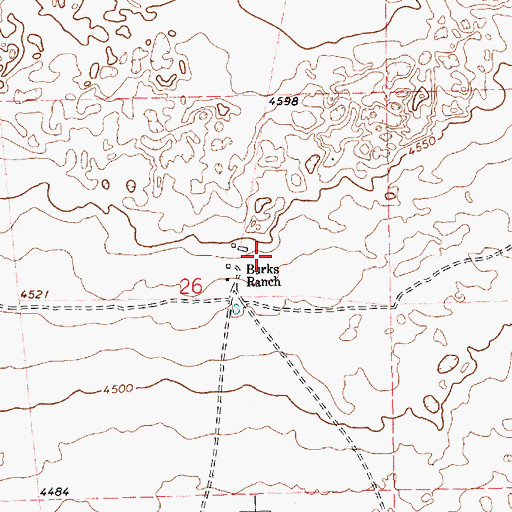 Topographic Map of Kuper, NM