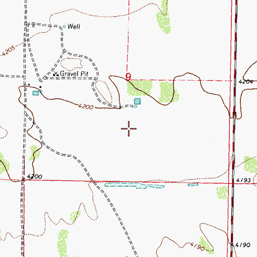 Topographic Map of 00826 Water Well, NM