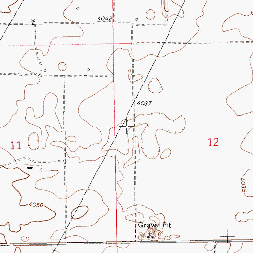 Topographic Map of 12843 Water Well, NM