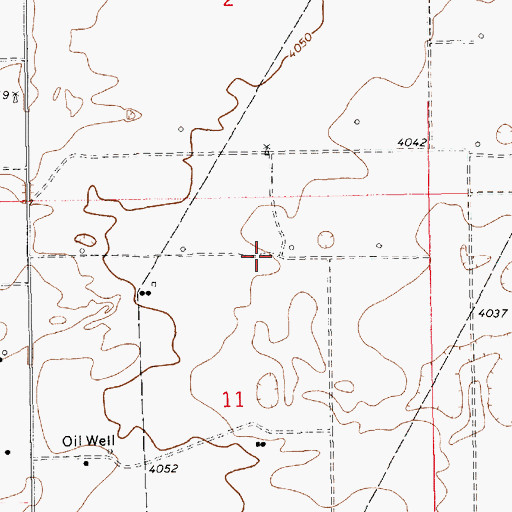 Topographic Map of 12842 Water Well, NM