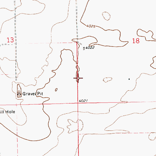 Topographic Map of 12558 Water Well, NM