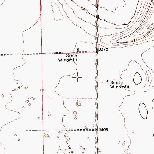 Topographic Map of 12622 Water Well, NM
