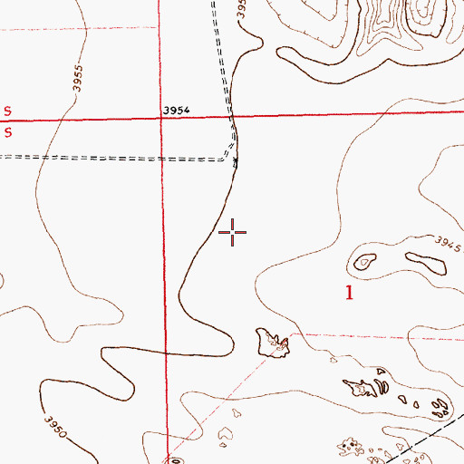 Topographic Map of 12875 Water Well, NM