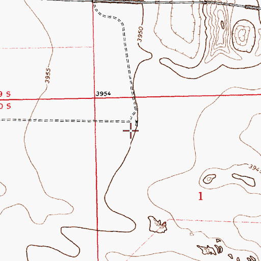 Topographic Map of 12635 Water Well, NM