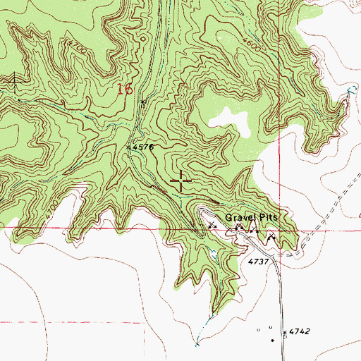 Topographic Map of 10273 Water Well, NM