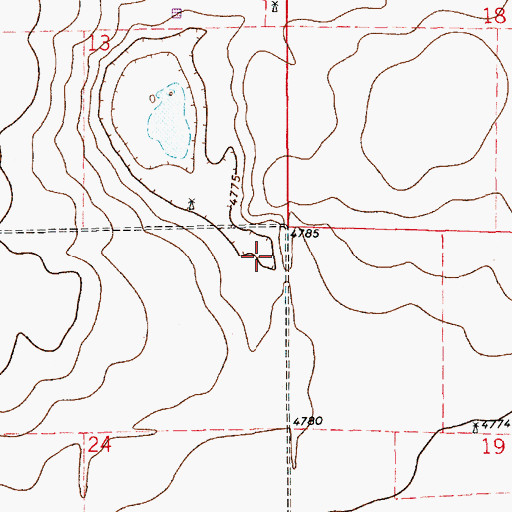 Topographic Map of 10366 Water Well, NM