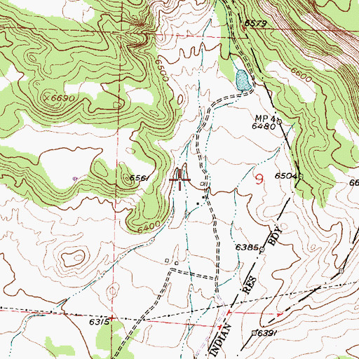 Topographic Map of San Jose, NM