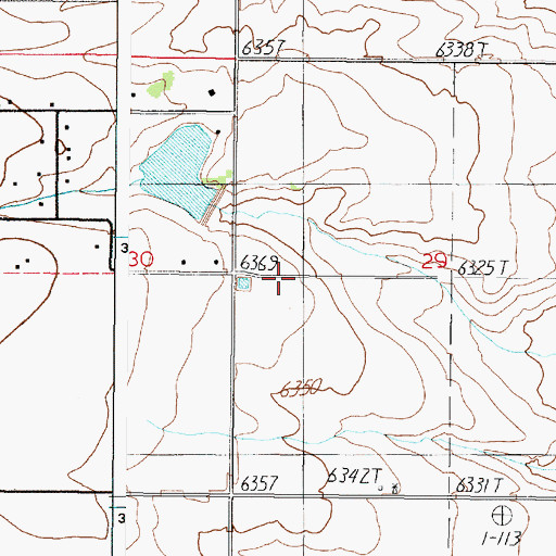 Topographic Map of Indian Ranchettes, NM