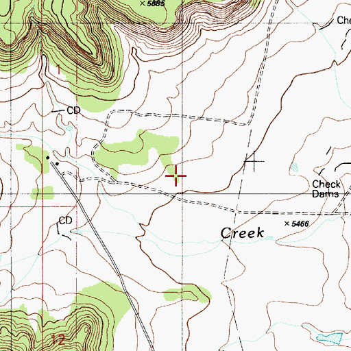 Topographic Map of Chupinas Camp, NM