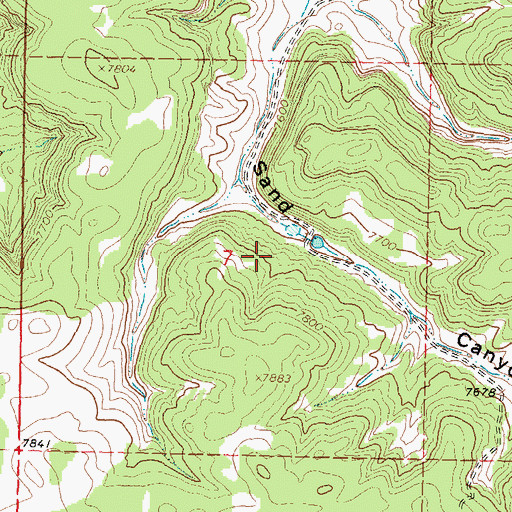 Topographic Map of Armijo Camp Site, NM