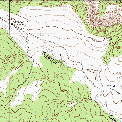 Topographic Map of Culbertson, NM