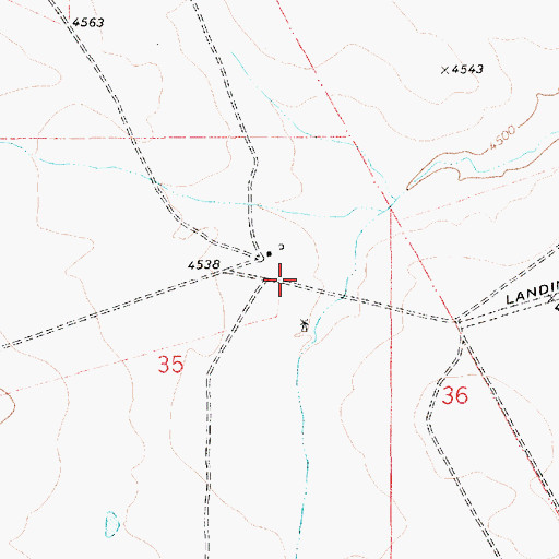 Topographic Map of Garcia, NM