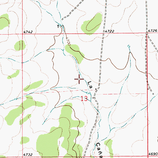Topographic Map of Nick, NM
