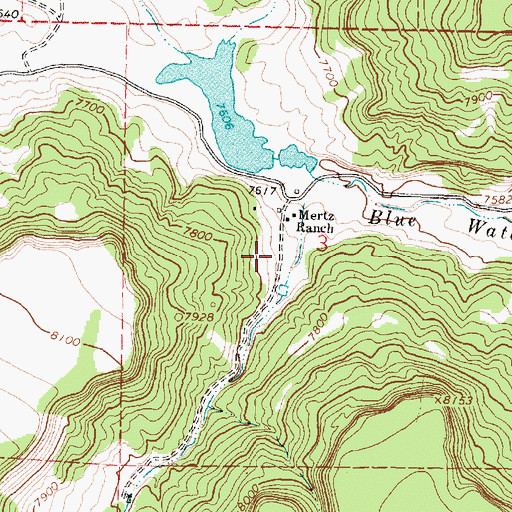 Topographic Map of Pyle, NM