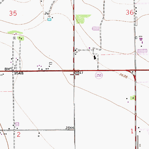 Topographic Map of 13198 Water Well, NM