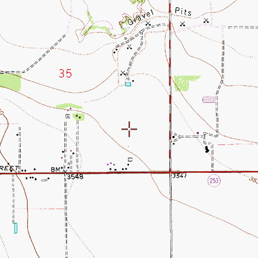 Topographic Map of 13197 Water Well, NM