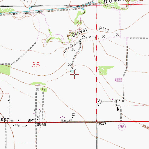 Topographic Map of 06023 Water Well, NM