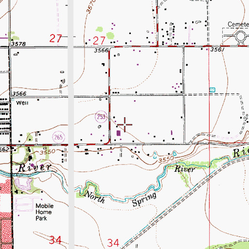Topographic Map of 13052 Water Well, NM