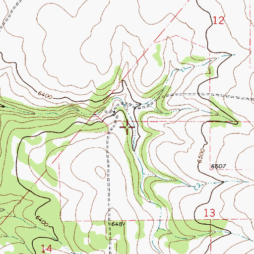Topographic Map of Groseclose, NM