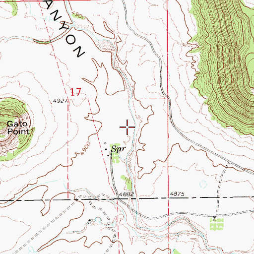 Topographic Map of Kidd, NM