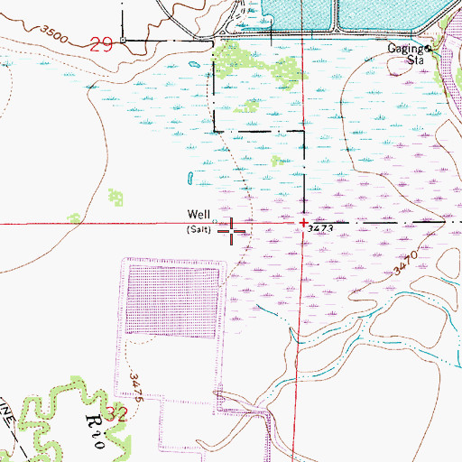 Topographic Map of 13192 Water Well, NM