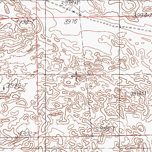Topographic Map of 12121 Water Well, NM