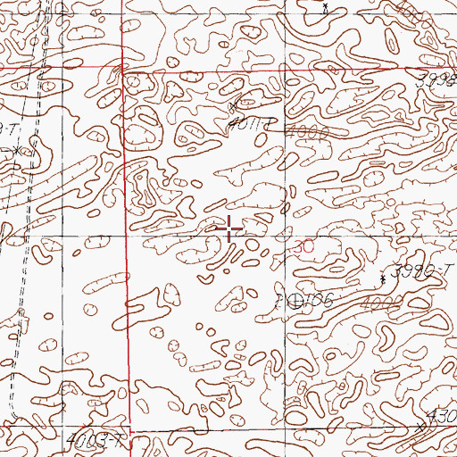 Topographic Map of 12122 Water Well, NM