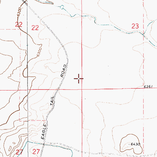 Topographic Map of Box Cattle Company, NM