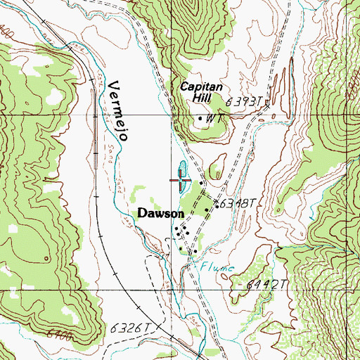 Topographic Map of C S Cattle Company, NM