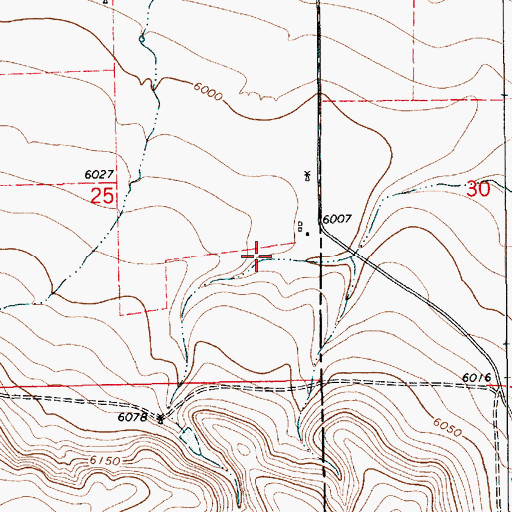 Topographic Map of Beard, NM