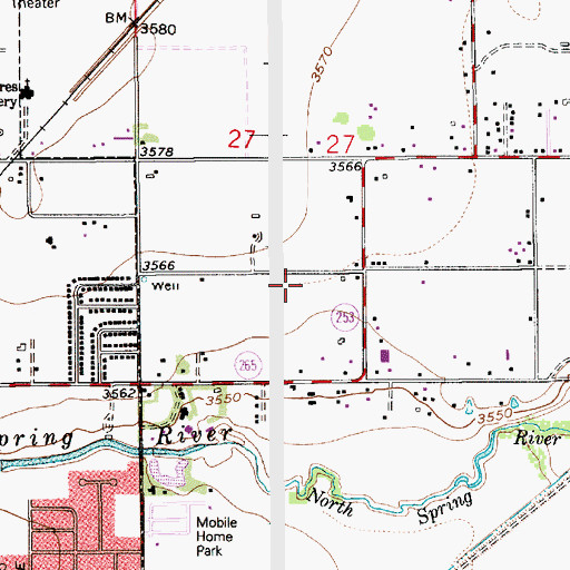 Topographic Map of 06019 Water Well, NM