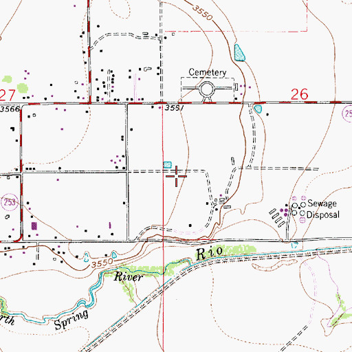 Topographic Map of 13029 Water Well, NM