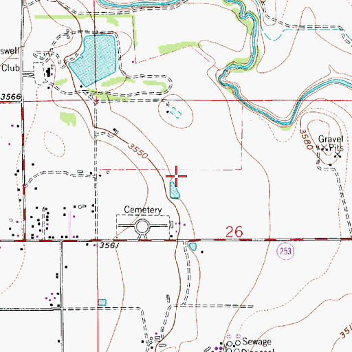 Topographic Map of 13026 Water Well, NM