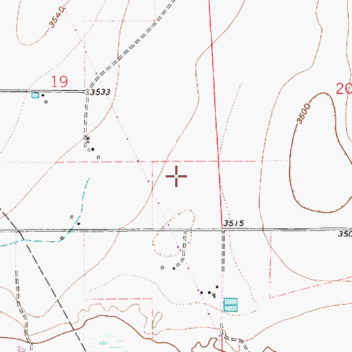 Topographic Map of 05067 Water Well, NM