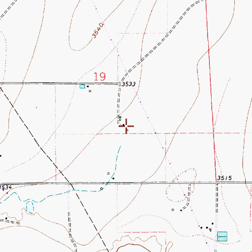 Topographic Map of 10082 Water Well, NM