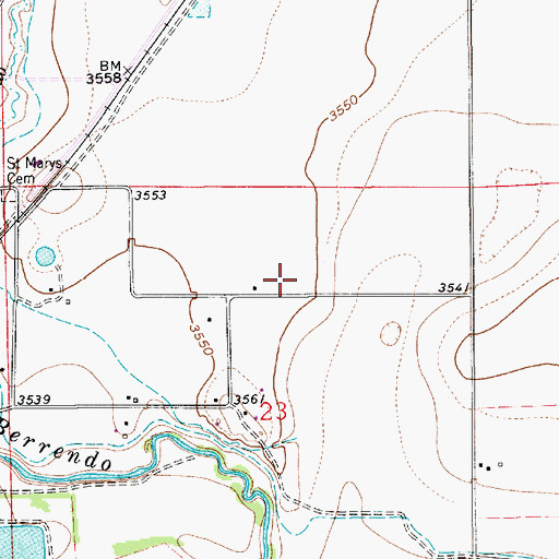 Topographic Map of 13006 Water Well, NM