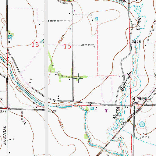 Topographic Map of 12984 Water Well, NM