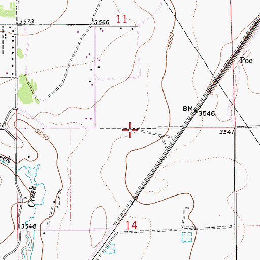 Topographic Map of 12975 Water Well, NM