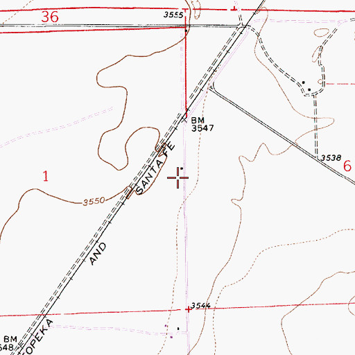 Topographic Map of 12777 Water Well, NM