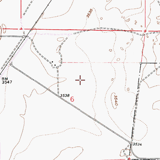 Topographic Map of 12779 Water Well, NM