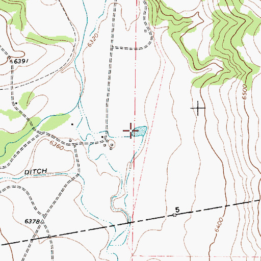 Topographic Map of Sellman Brothers, NM